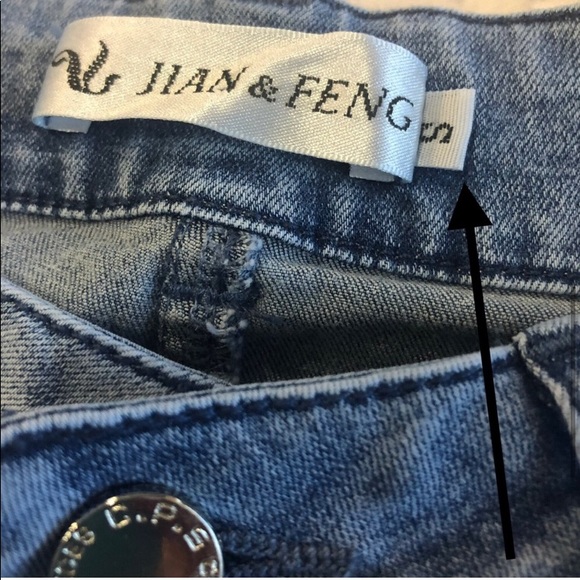 🎉HP x 2🎉High Waist Distressed Skinny Crops-Jian & Feng -Measurements in Pics - Picture 6 of 15